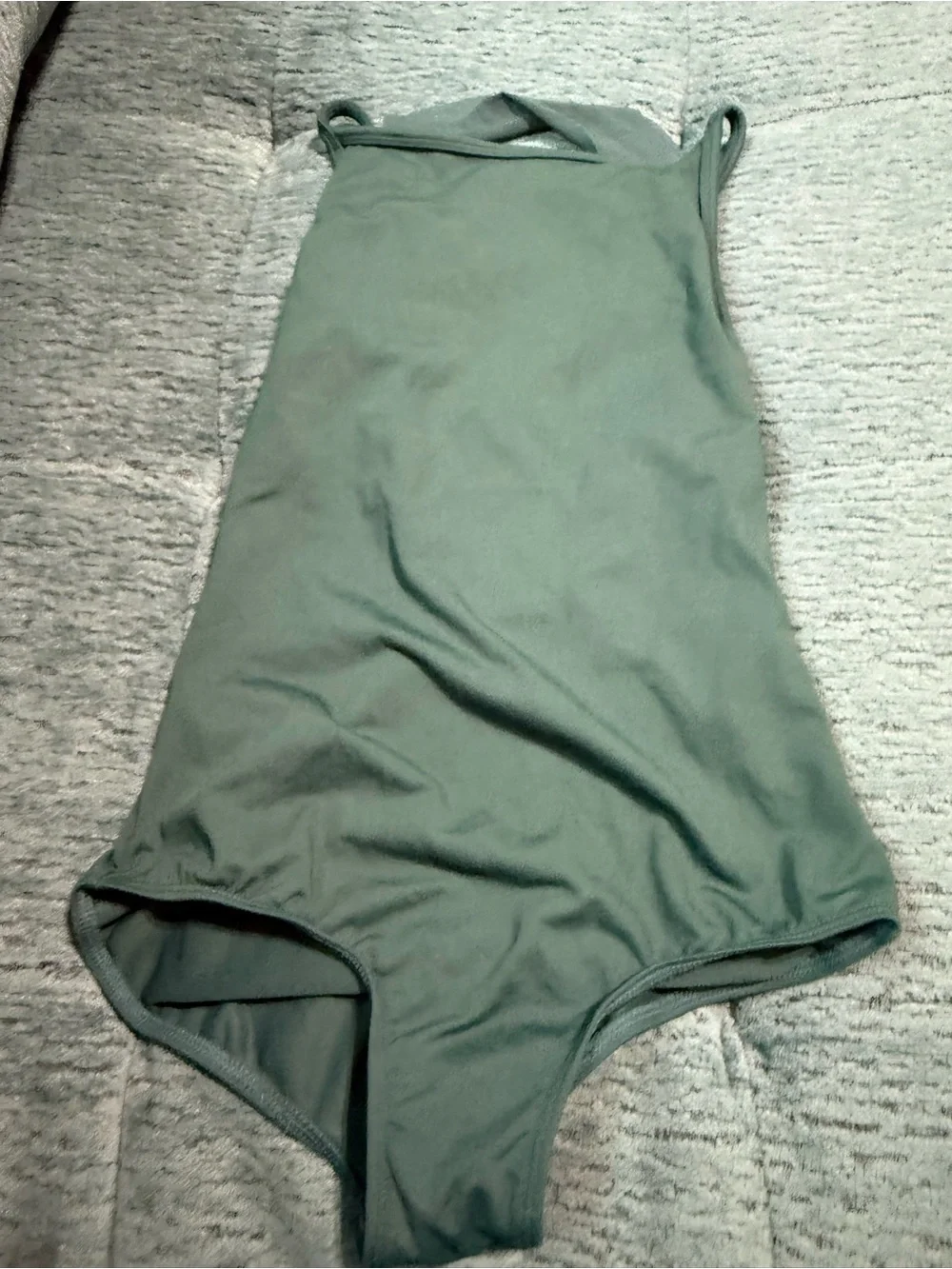 Mirella Hunter Green Dance Leotard - 8-10 (M)